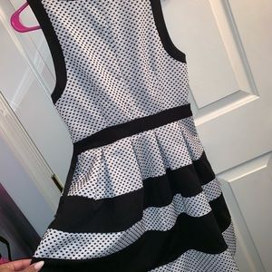 Black and white dress